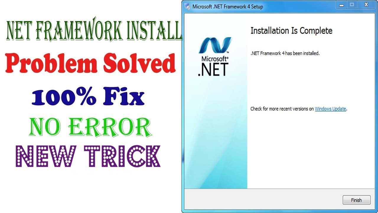 .net framework v4.0.30319 windows 7